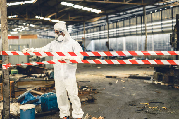 Professional Infectious Disease Decontamination technician working in Suwanee, GA
